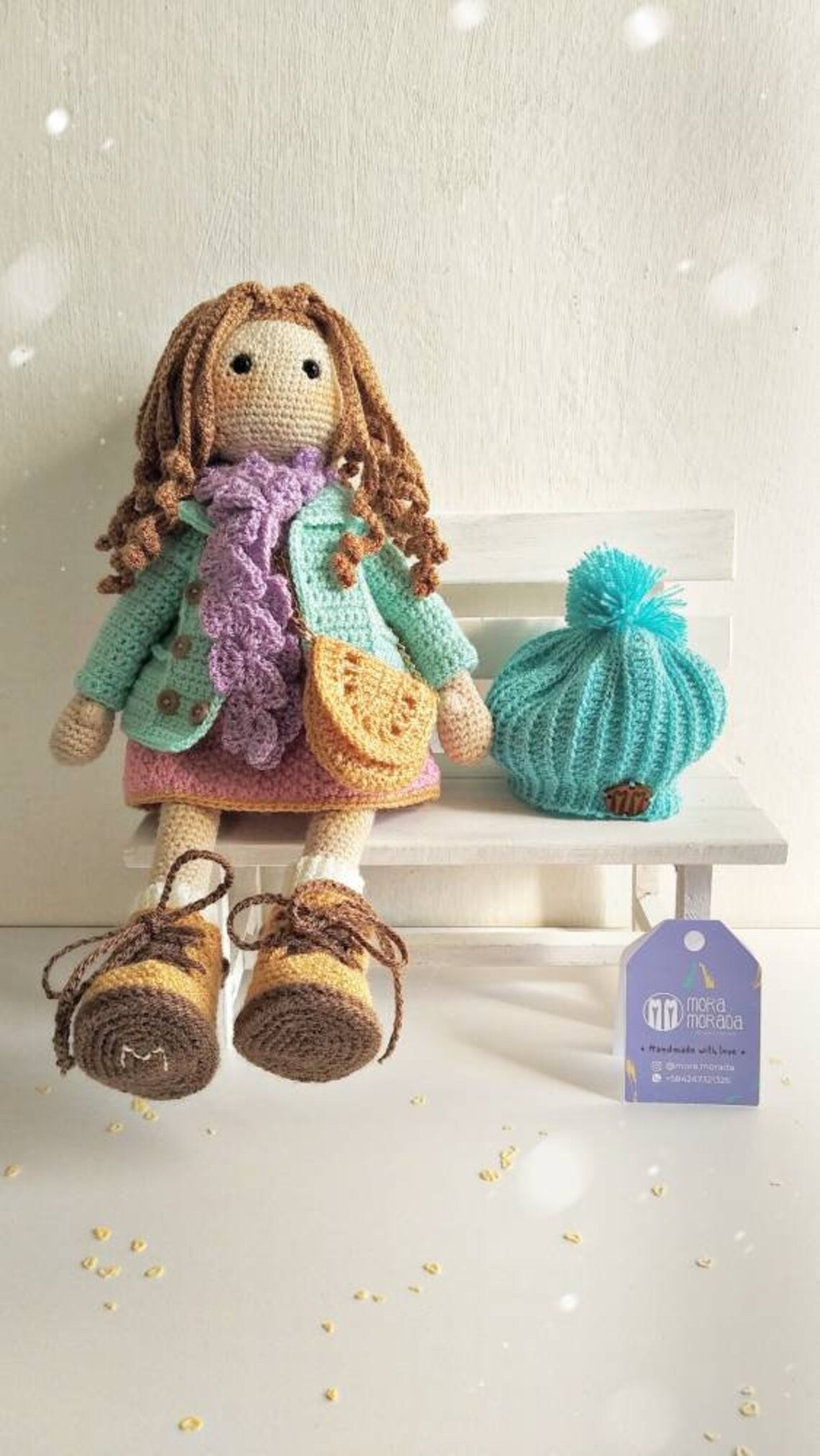 Doll Amigurumi Julie CaroCreated woven doll Etsy