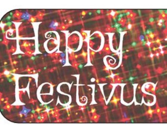 Small Festivus Gift Labels