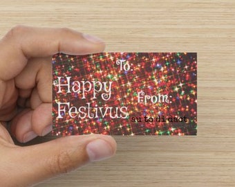 Large Festivus Gift Labels