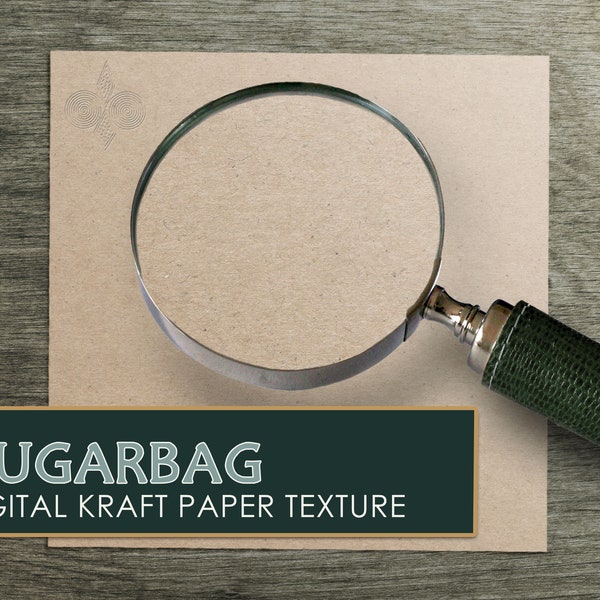 Seamless Digital Kraft Paper "Sugarbag" High Resolution Printable Scrapbook Texture