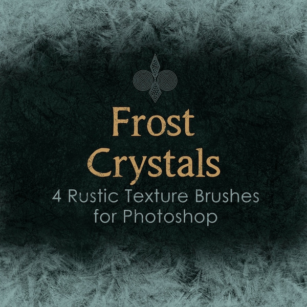 4 Photoshop Shader Brushes Featuring Frost and Ice Textures | Paint Your Own Digital Backgrounds, Wallpapers, and Photo Overlays