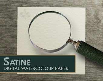 Seamless Digital Watercolor Paper "Satine" High-Resolution Printable Background Texture