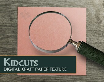 Seamless Digital Kraft Paper "Kidcuts" High Resolution Printable Scrapbook Texture