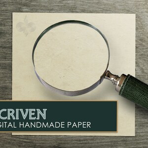 Seamless Digital Scrapbook Paper "Scriven" High Resolution Printable Background Texture