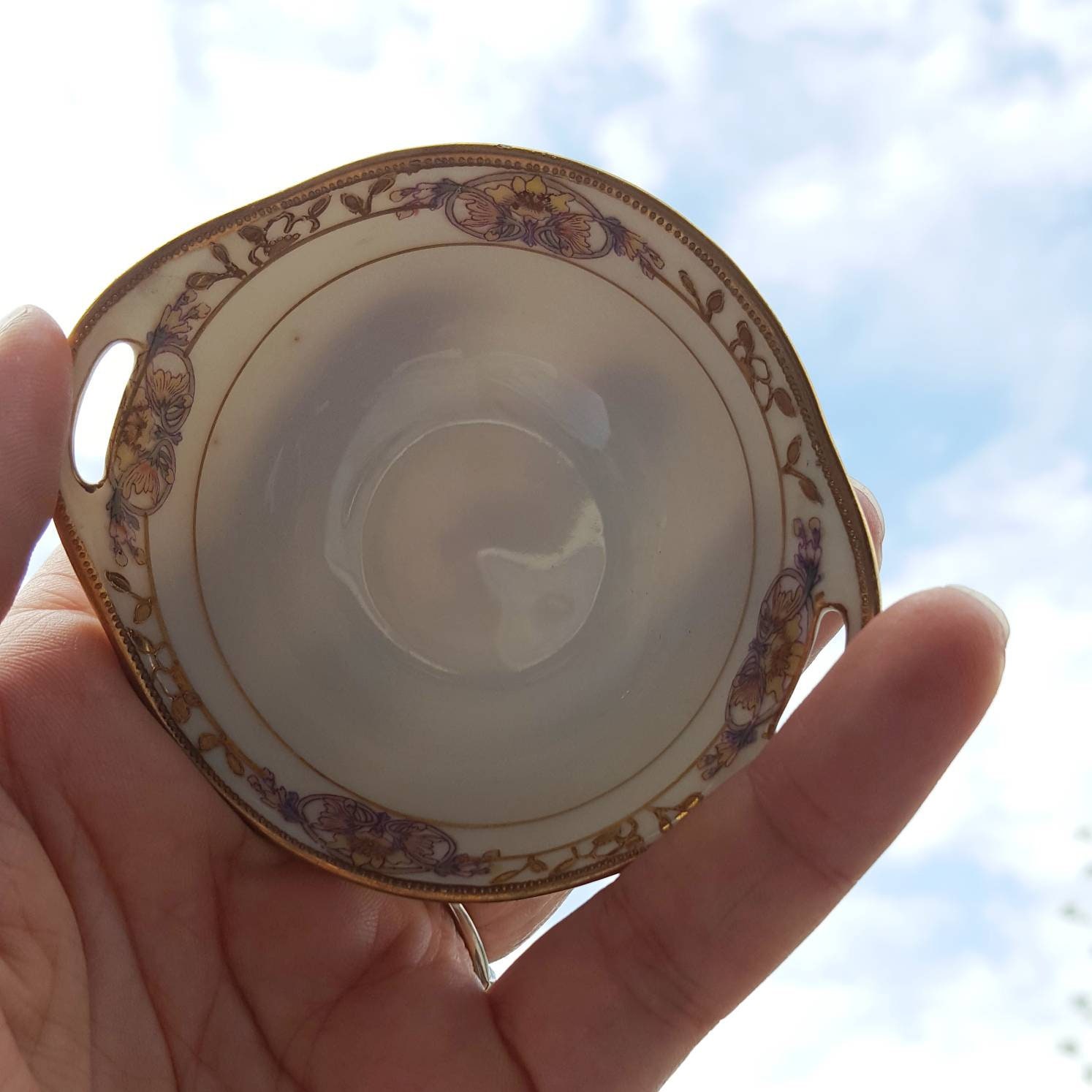 Noritake Nippon Nut Bowl Set One Large and 5 Small Art Etsy