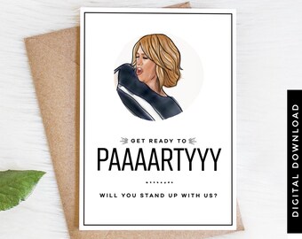 Bridesmaids Movie Card Etsy