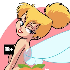 Impression Kinkerbell NSFW 18 ans et plus (+autocollant gratuit) - impression mate 8,5 x 11"