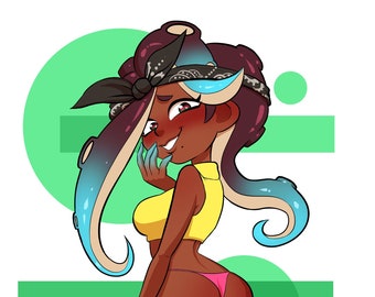 Marina's Cheeks 4 x 6" matte miniprint