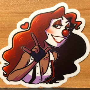 Rita the Clown - 3&quot; Matte Vinyl Sticker