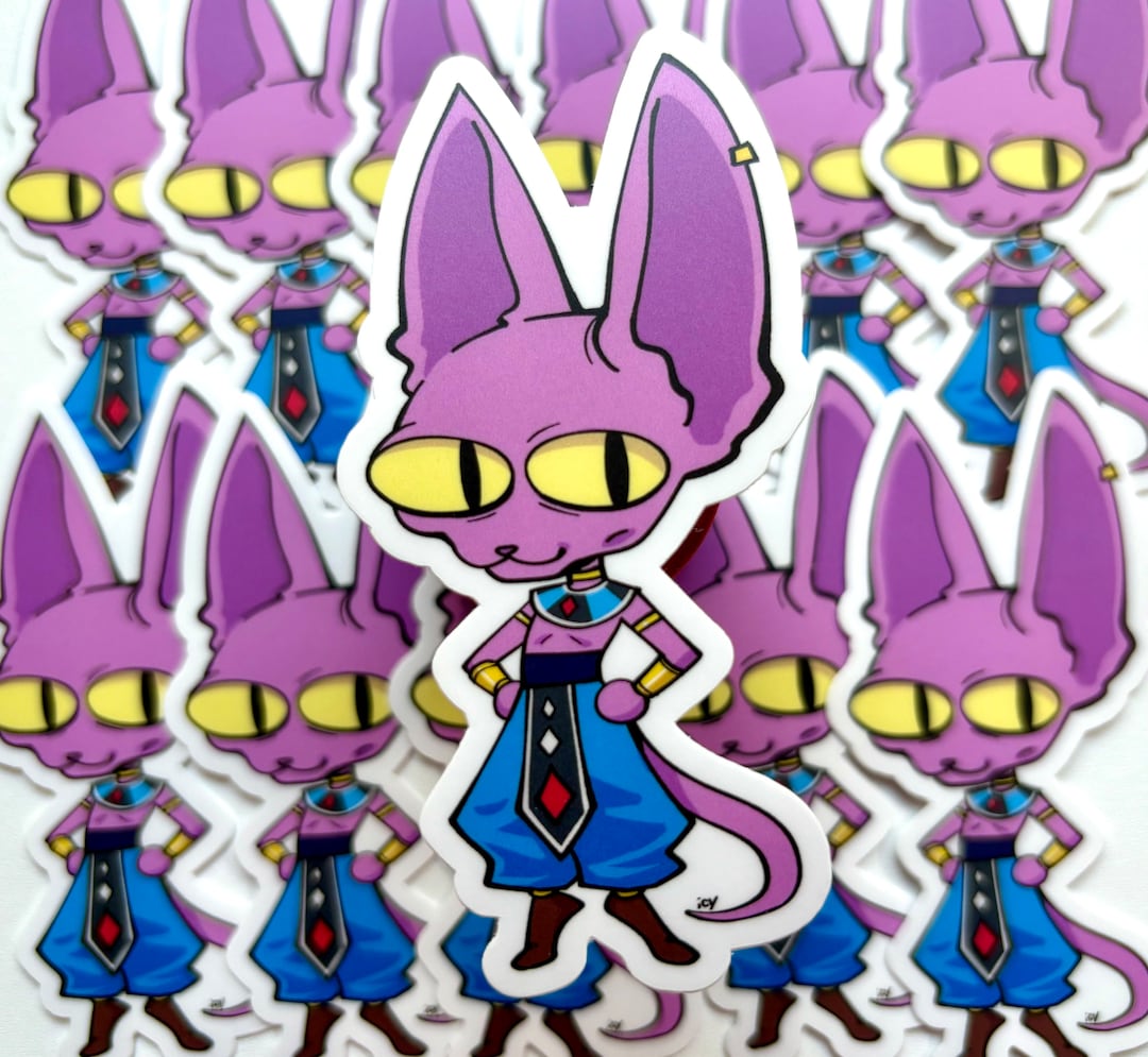 Neko Beerus Sticker - 3