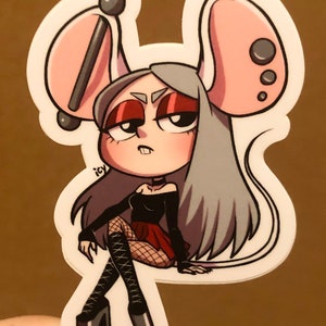 Kat Chibi Sticker - 3&quot; Vinyl Sticker