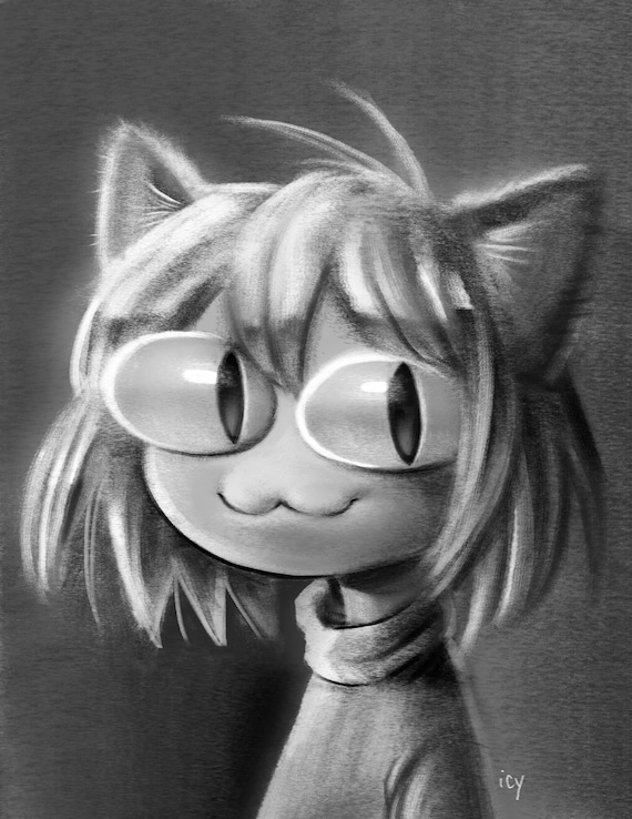 Antique Neco-arc Portrait - 8.5x11