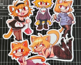 Necovember Stickers Batch 1 - 4" Matte Vinyl Stickers