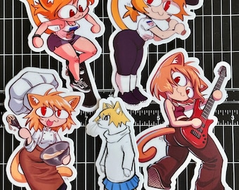 Pegatinas de noviembre, lote 2 - Pegatinas de vinilo mate de 4"