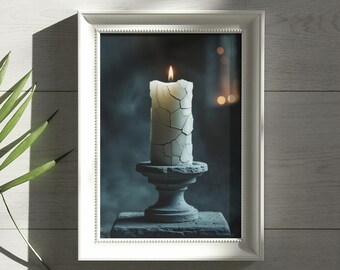 Candle Magic Art Print Set: Witchy Moody Glow (12x18” Digital Download)