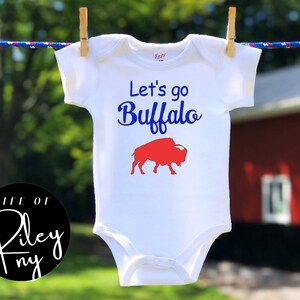 Let&#39;s Go Buffalo Baby Bodysuit, Buffalo Baby, Buffalo NY, Buffalove, BFLO Baby