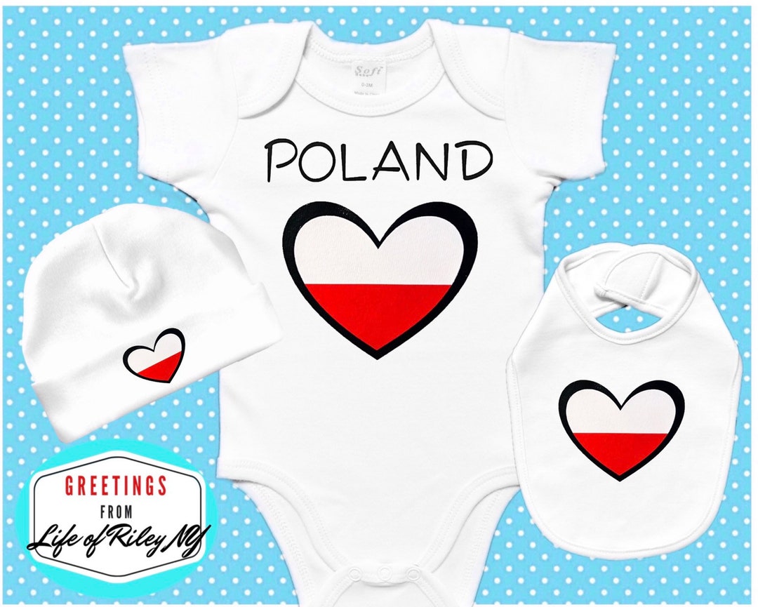 Poland Baby Set Polish Baby Clothes Set Includes Poland Baby Etsy