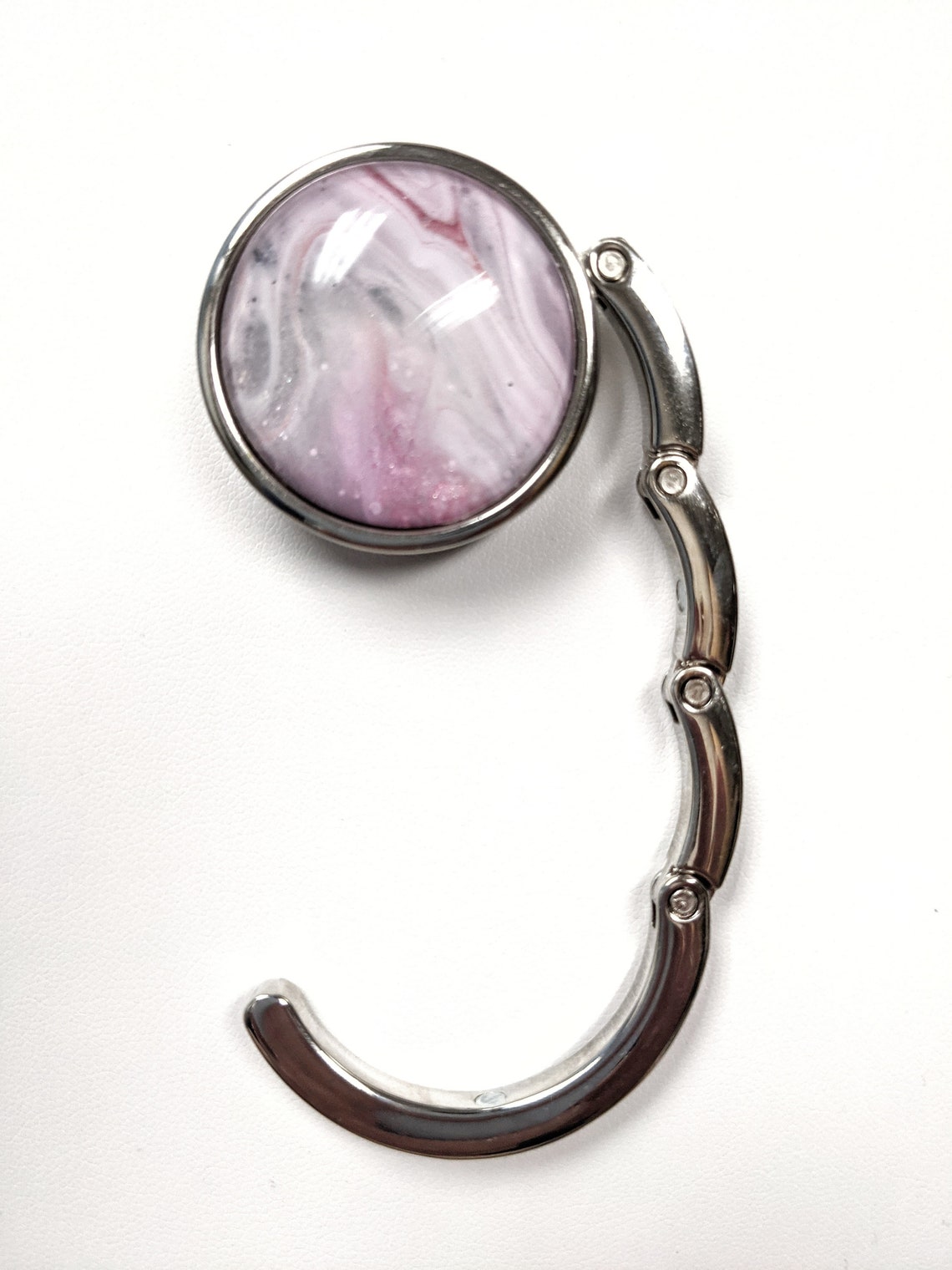 Handbag Hanger Hook Hand Painted Bag Hanger Pink Table Etsy