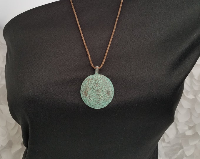 Turquoise Large Pendant Necklace