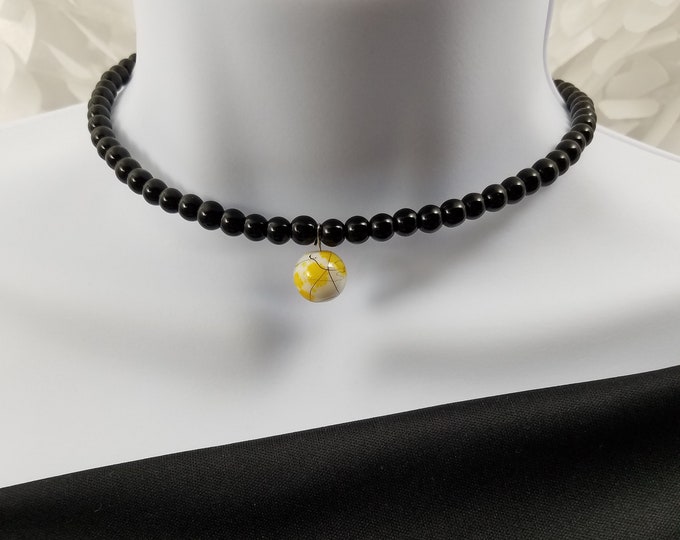 Choker - Black & Yellow