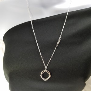 Three Rings Sterling Silver Plated Chain