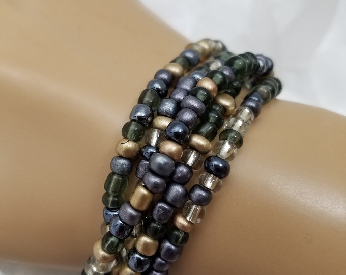 Multi-Strand Slate Bracelet