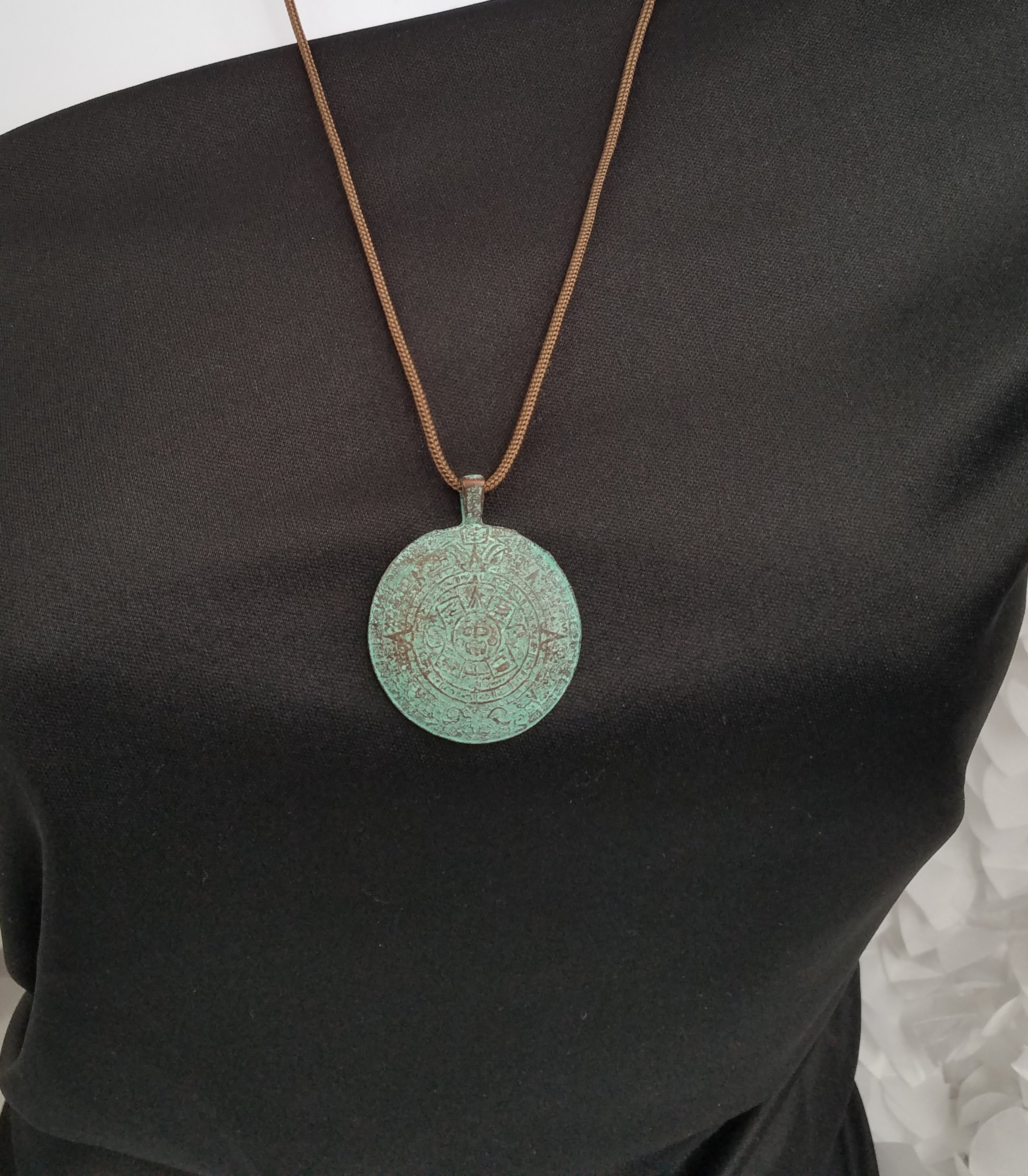 Turquoise Large Pendant Necklace Etsy Uk