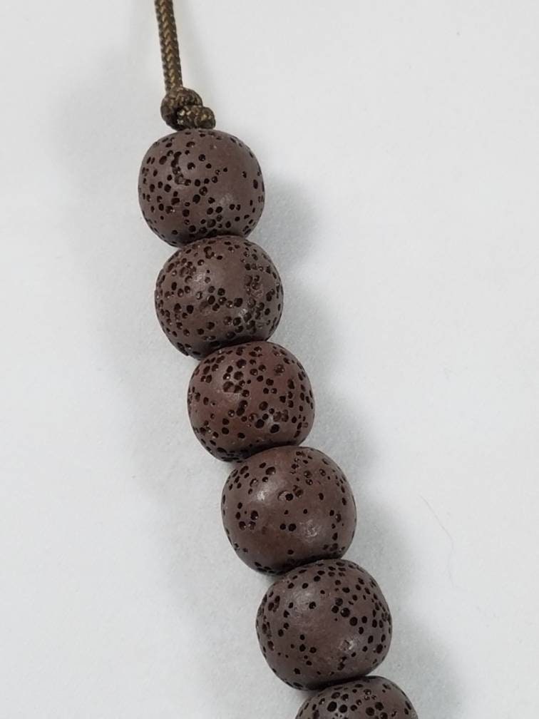 Brown Lava Beads for Jewelry Making - Dearbeads