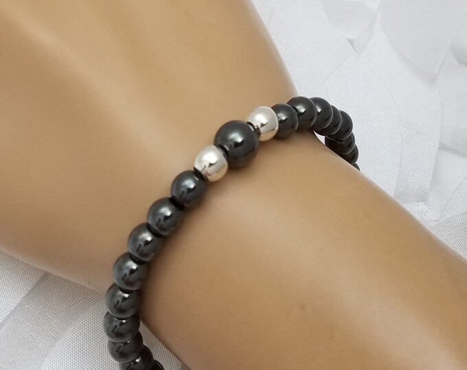 Hematite Healing Stretch Bracelet