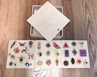 Wooden Puzzle Toy Toddler Gift For Baby Eco Toys Wooden Toy Puzzle Jigsaw Puzzle