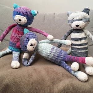 Amigurumi Crochet Cat Stuffed Cat Crochet Stuffed Animal Crochet Cat Toy