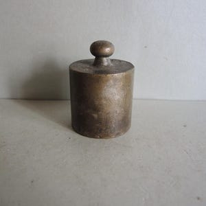 Antique solid Brass Weight for Scale / 500 gr Scale Weight / Brass Scale / Hallmarked Scale Weight / collectible paperweight décor