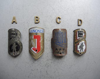 Insigne De Tête De Vélo Vintage Cycles ONOTO Dole France - Pièce De Collection Ancienne