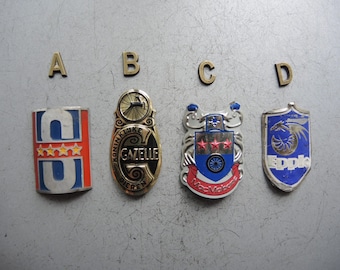 Ancienne plaque vélo Cycles ALLELUIA France bicyclette bicycle headbadge metal