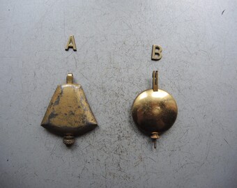 Set 10 Molle Di Sospensione Per Orologi A Pendolo - Ricambi In Metallo Per Meccanismo Vintage Da Parete E Da Terra, Funzionamento Silenzioso