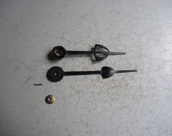 Set of Antique Solid Metal clock hands from PHS movement / German Regulator Wall Clock Gustav Becker Junghans Parts Restore Art supplies h5