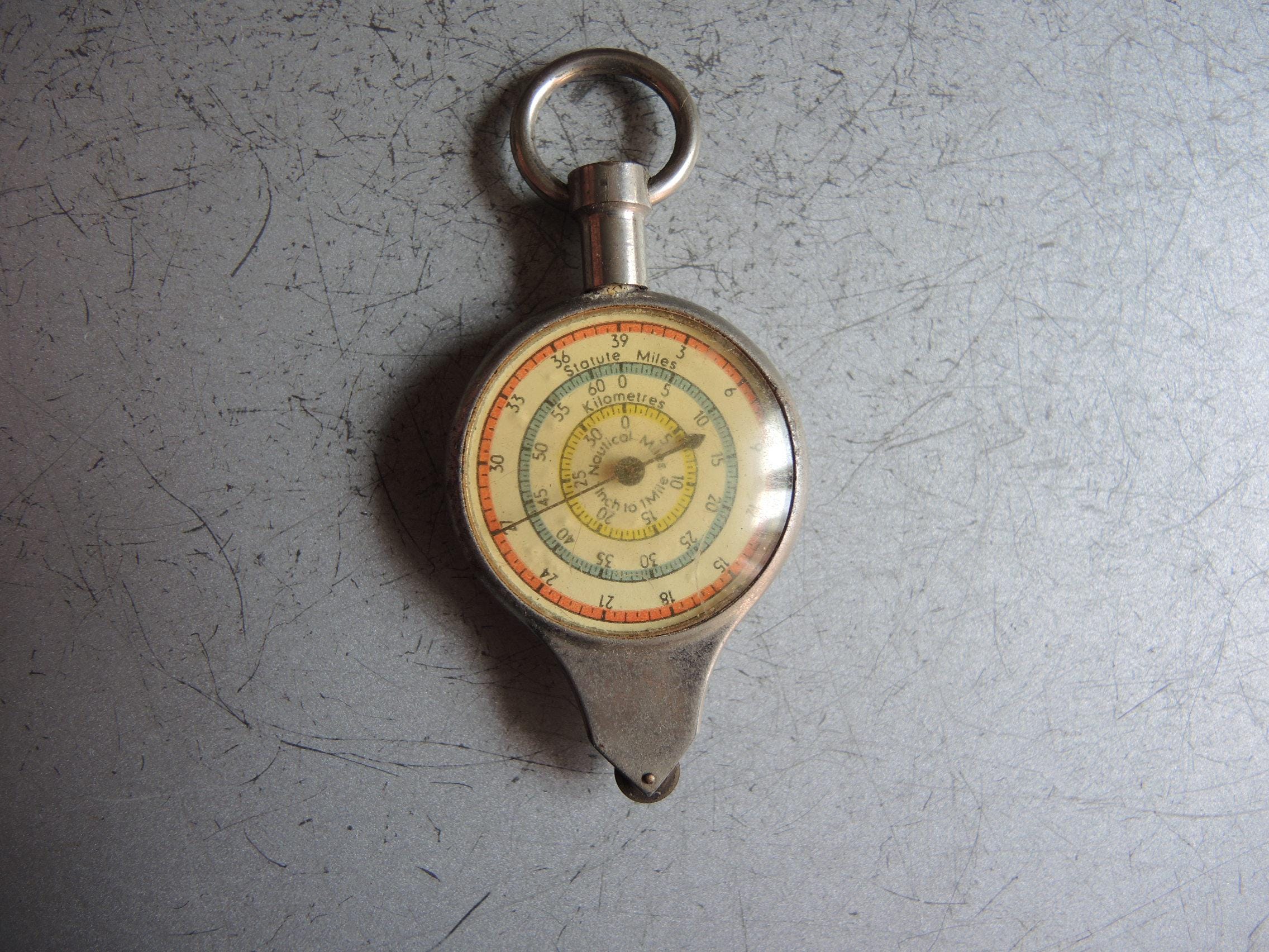 Scale Reader Vintage Map Scale Reader Tool Cartography Instrument Opsimeter / Travel ...