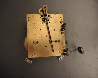 Echte antieke massief messing en metalen klok uurwerk HAC W278/Duitse klokkenklok/Gustav Becker Onderdelen herstellen vervangen kunstbenodigdheden