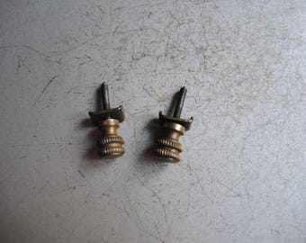 Set of Antique Brass head Clock movement mount fixation Screws / German Clock Gustav Becker Junghans HAC / Parts Restore Art supplies C1