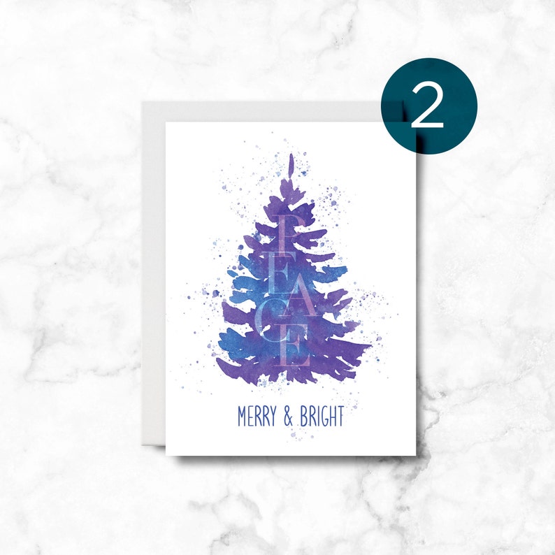 Christmas Tree Card Set image 3