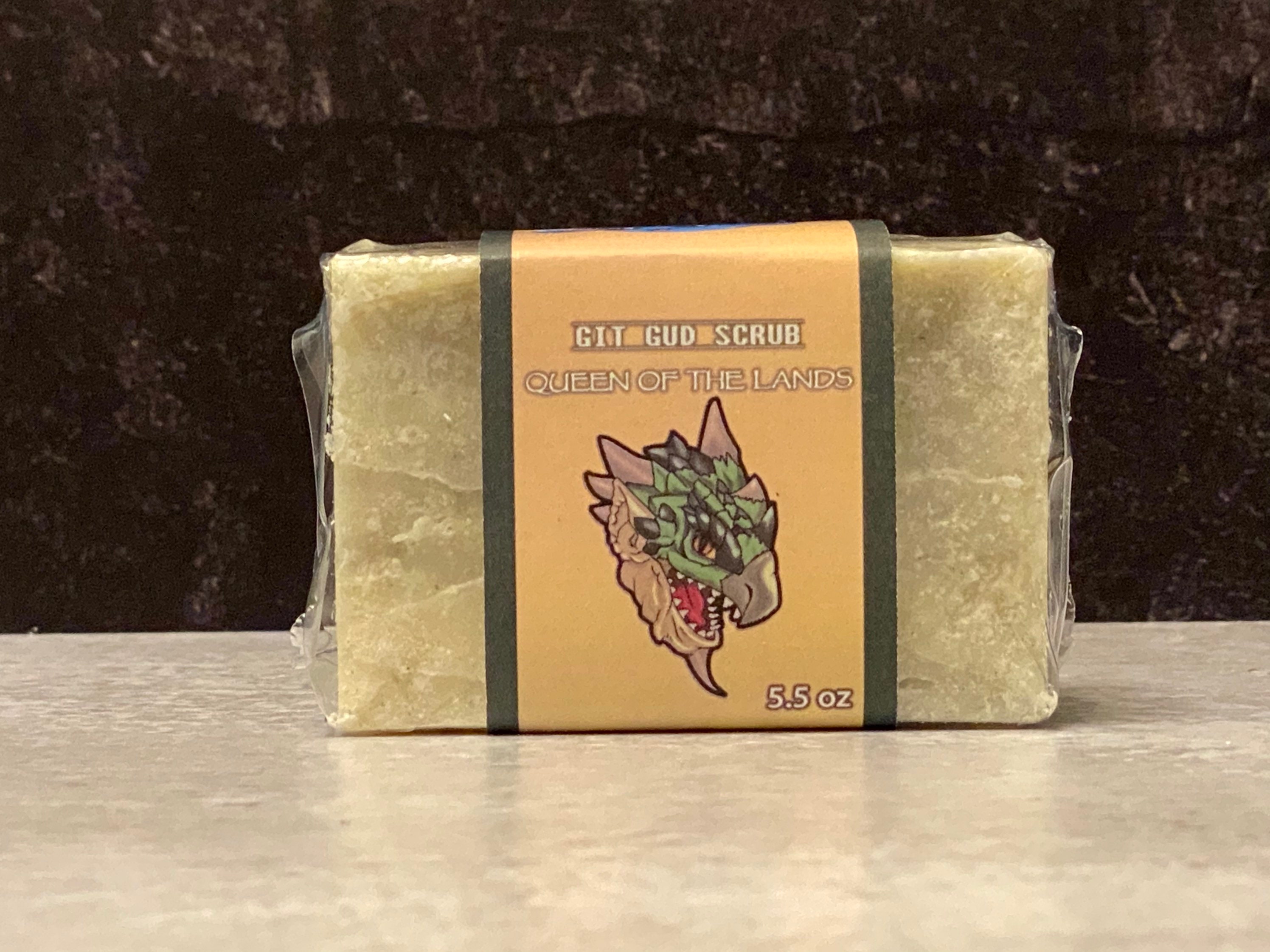 Git Gud Scrub! Soap Queen of the Lands (Elderflower) – Awa-Piko Soap