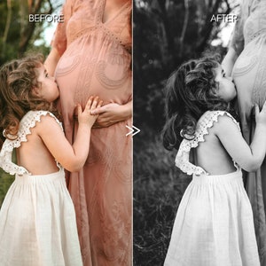 Natural Outdoor FAMILY Portrait Lightroom Presets Pack for Desktop & Mobile One Click Photographer Editing Tools image 7