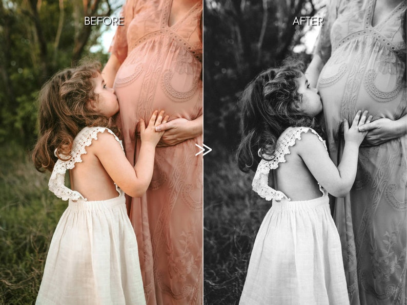 Natural Outdoor FAMILY Portrait Lightroom Presets Pack for Desktop & Mobile One Click Photographer Editing Tools image 7