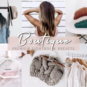 Clean White FASHION Boutique Lightroom Presets, Bright Product Photography Presets, Professional Clothing Retail Presets image 1