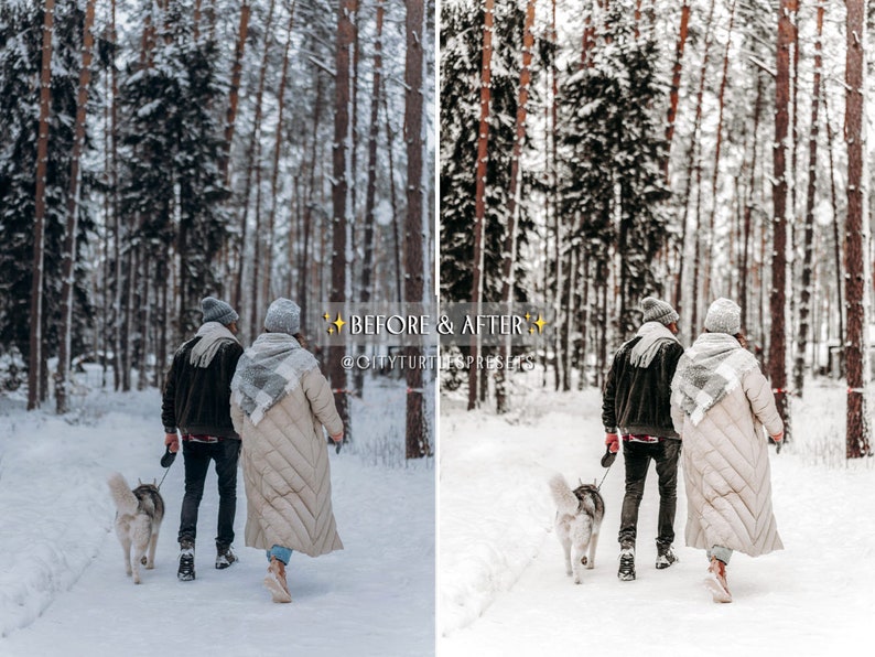 Bright Clean WINTER WHITES Lightroom Presets for Desktop & Mobile, Holiday Lifestyle Blogger Presets, Family Portrait Photography Presets image 9