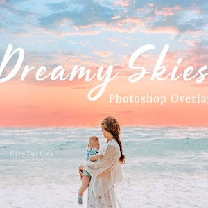 30 Dreamy Pastel Sky Overlays for Adobe Photoshop and Mobile