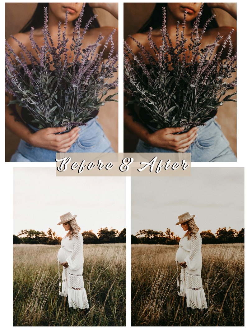 Moody Warm Outdoor Rustic Portrait Wedding Lightroom Presets Premium Photography Editing Tools image 6