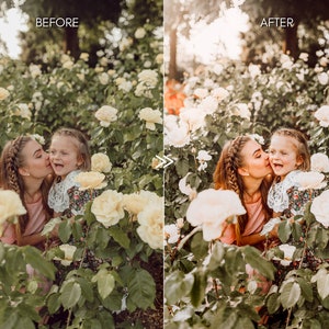 Natural Outdoor FAMILY Portrait Lightroom Presets Pack for Desktop & Mobile One Click Photographer Editing Tools image 6