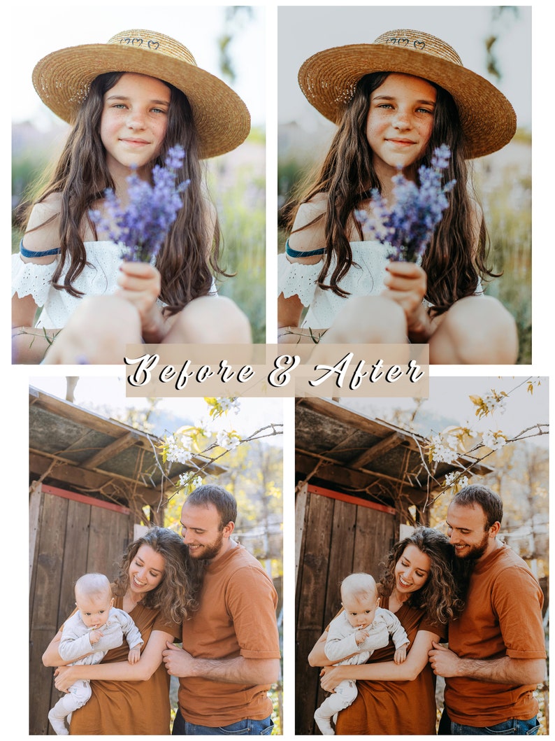 Moody Warm Outdoor Rustic Portrait Wedding Lightroom Presets Premium Photography Editing Tools image 5