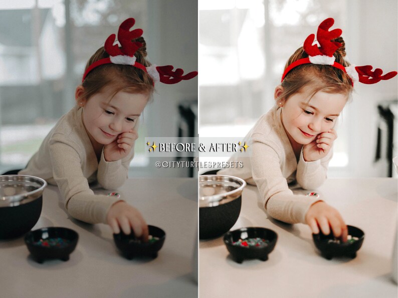 Bright Clean WINTER WHITES Lightroom Presets for Desktop & Mobile, Holiday Lifestyle Blogger Presets, Family Portrait Photography Presets image 7